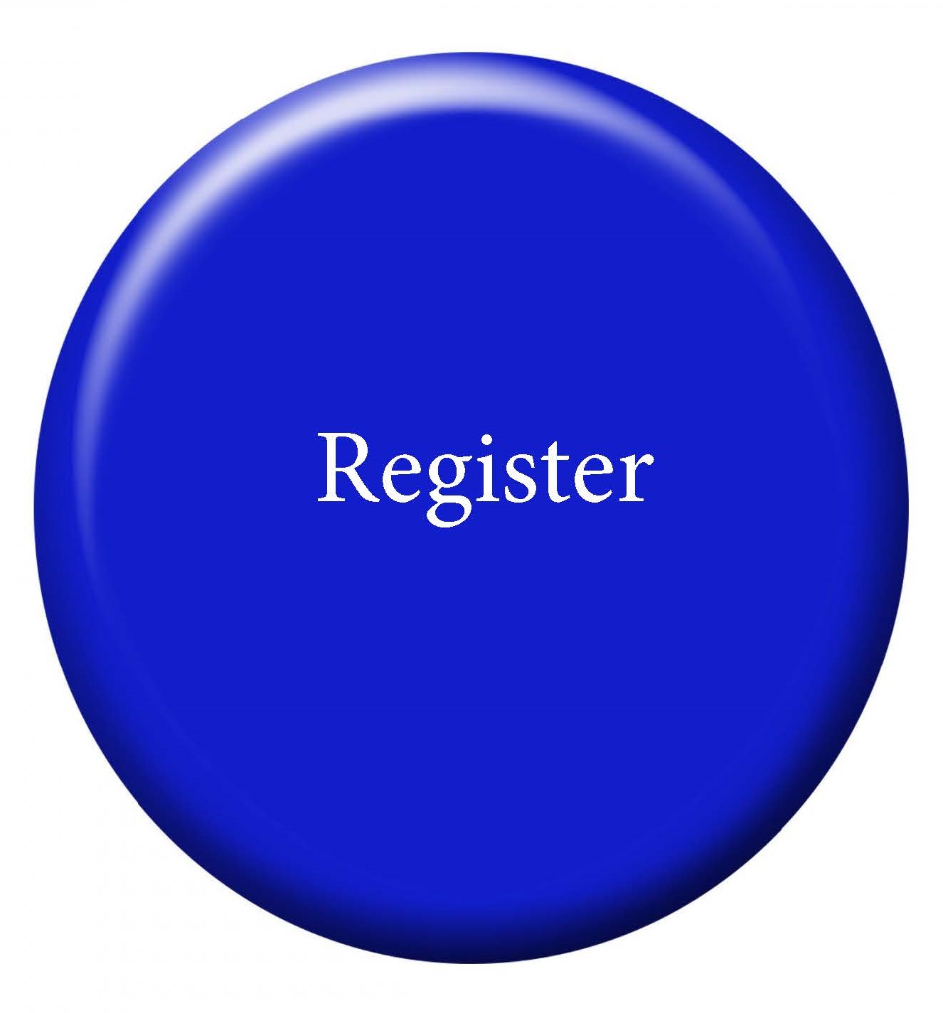 Round blue circle with words Register