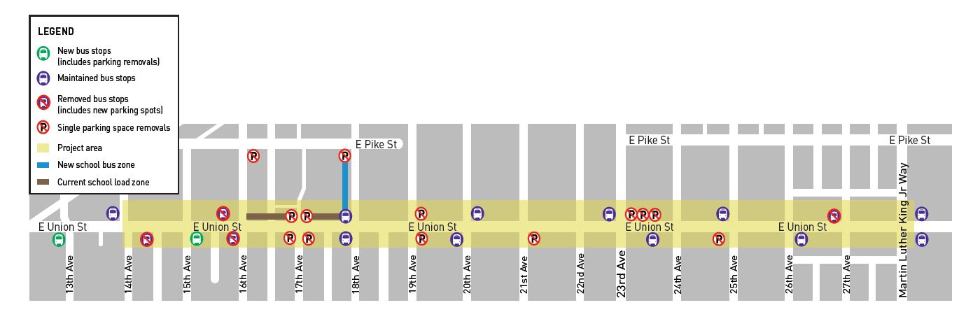 Project map showing updated design.