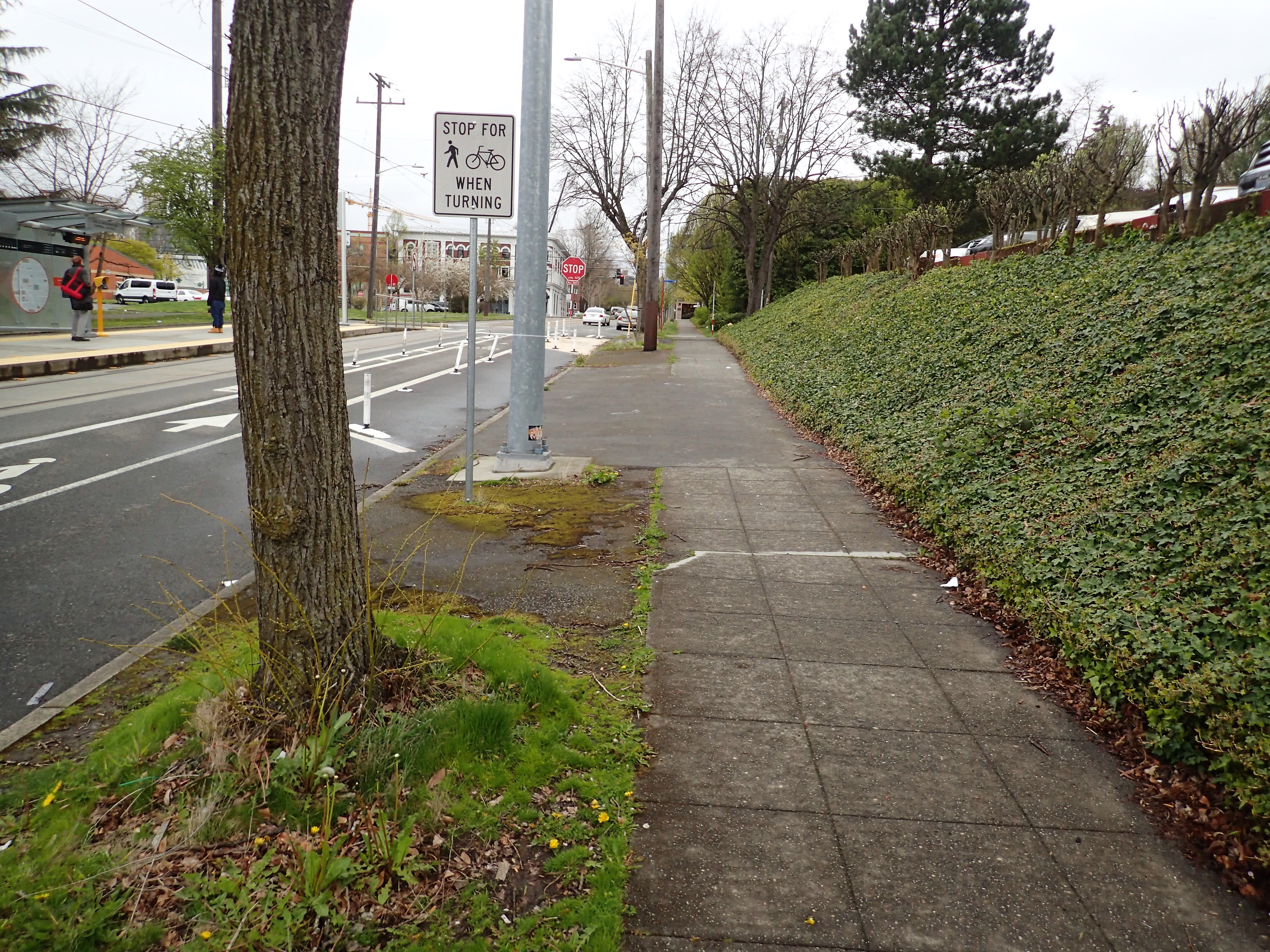 S Washington Street and 14th Ave S prior to construction.