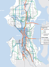 Major Truck Streets Map image