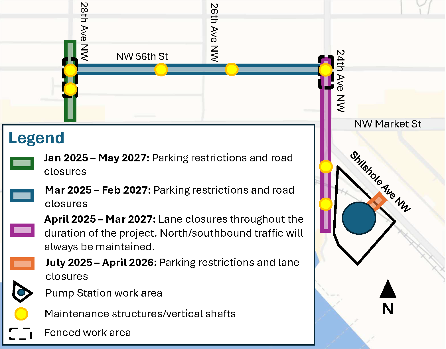 Map of Ballard project area.