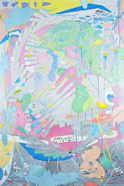 Colorful abstract shapes.