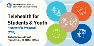 DEEL Youth Telehealth RFP Open through October 18, 2024