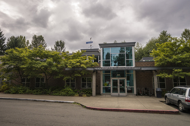 Meadowbrook Community Center front parking