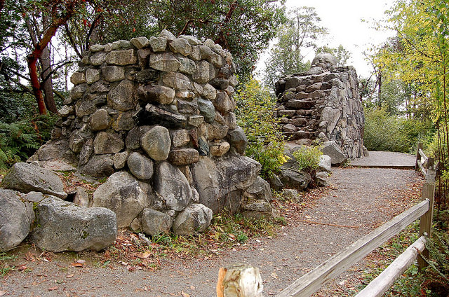 Camp Long - climbing wall