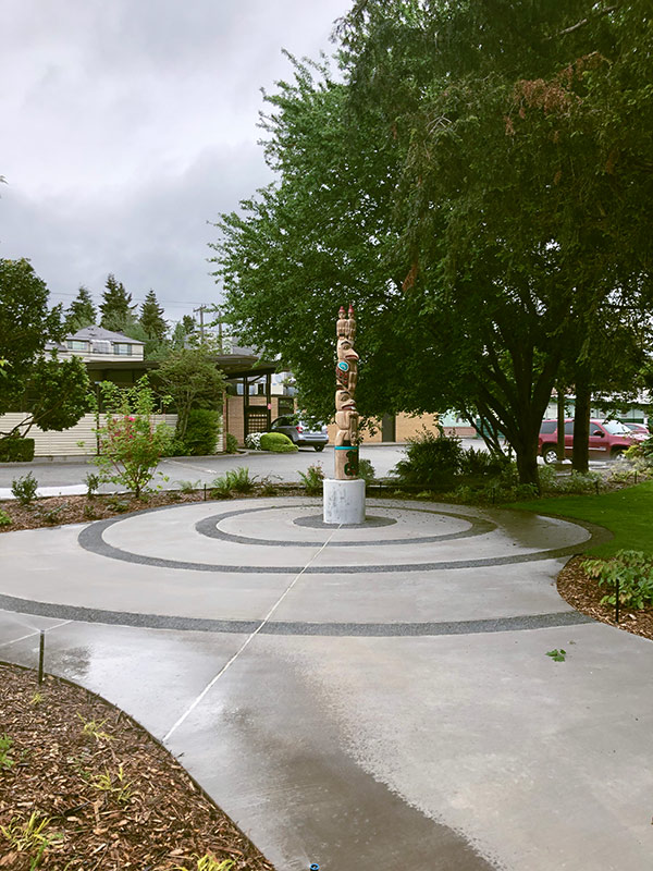 Baker Park Totem Pole Plaza