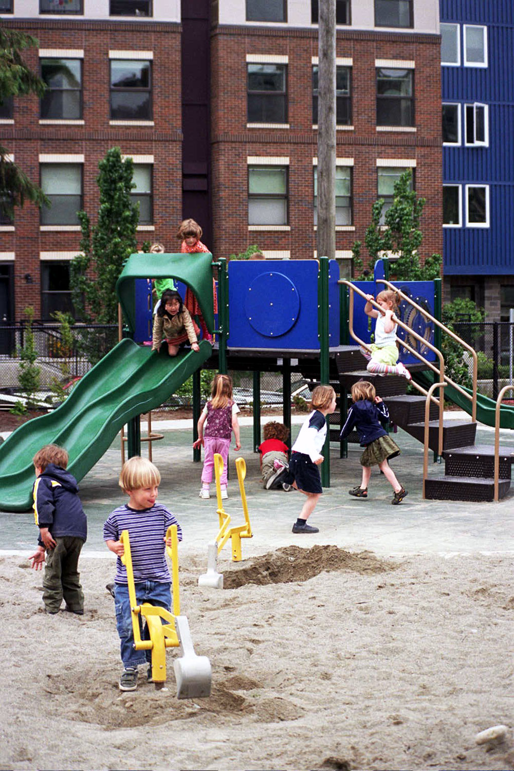 Cascade Playground children playing on the playground