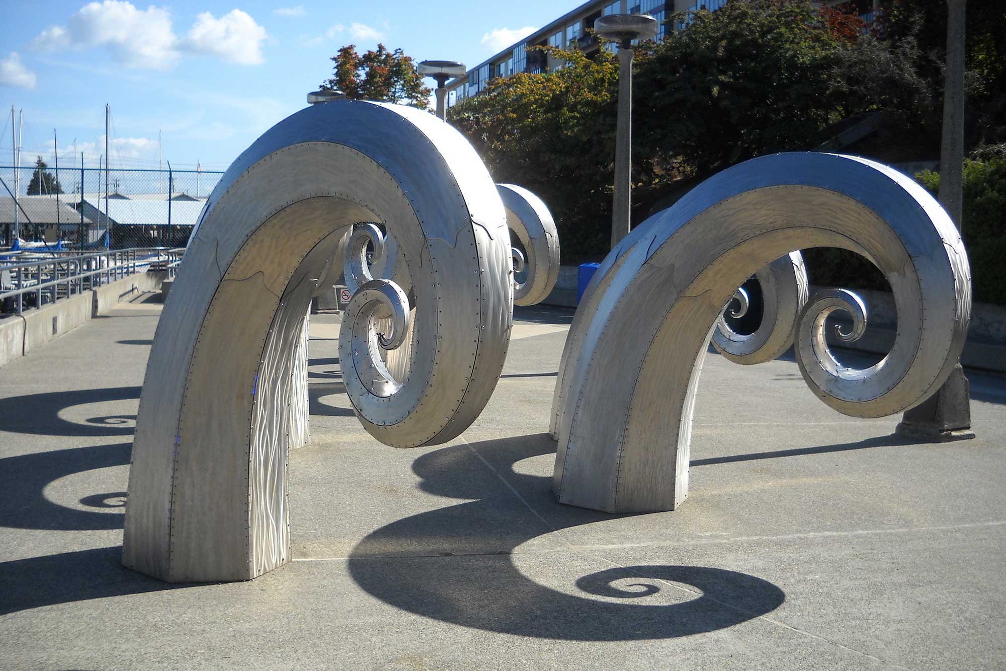 Commodore Park artwork - Photo by Laurel Mercury