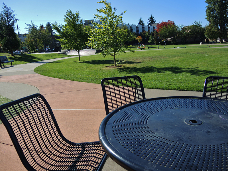 Crown Hill Park plaza