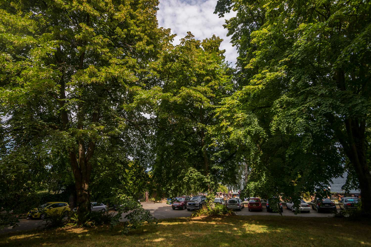 Denny Blaine Park parking lot - photo by TIA International Photography
