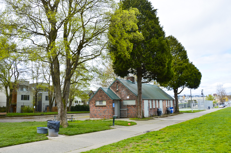 Gilman Playground restrooms - photo by Marivic Pinedo