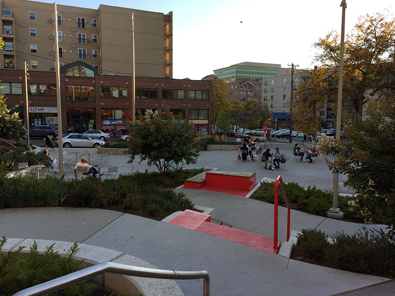 Terrace and seating area