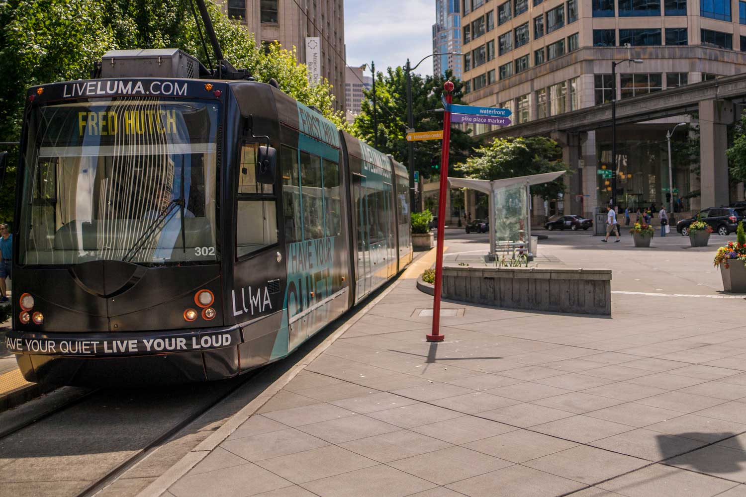McGraw Square streetcar stop - photo by TIA International Photography
