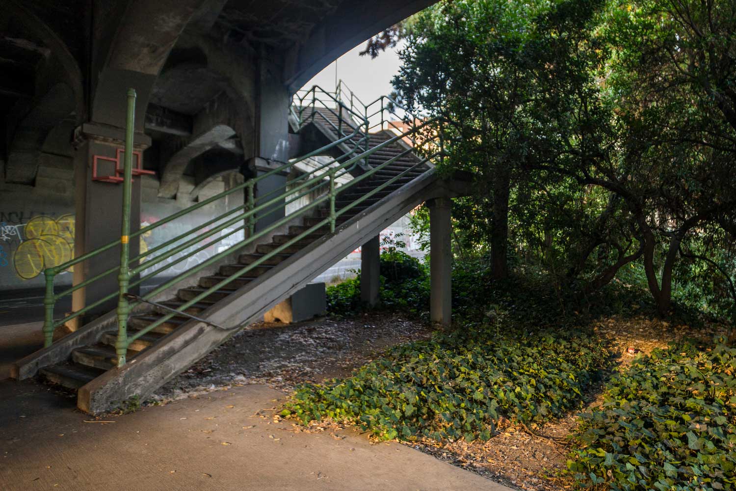 Bottom of staircase at Peace Park - photo by TIA International Photography