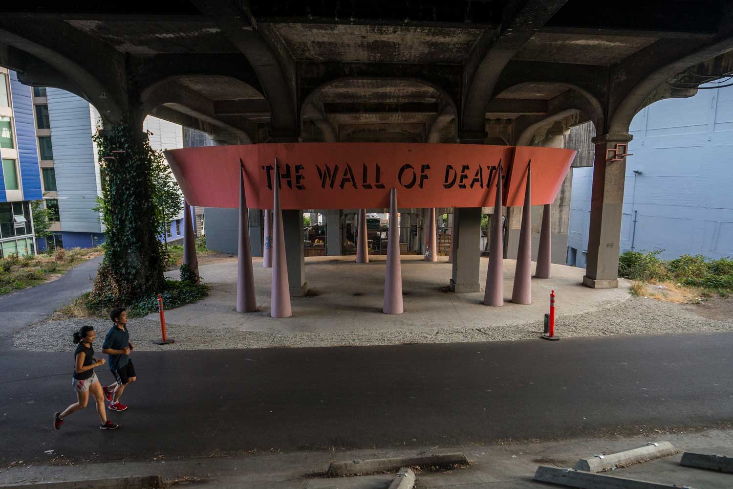 Wall Of Death sculpture at Peace Park - photo by TIA International Photography