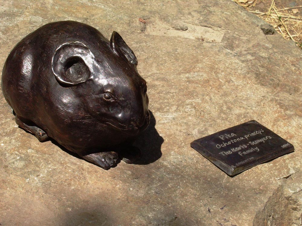 Ravenna Park rabbit art