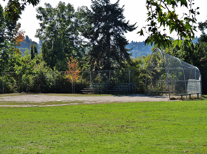 Baseball field at Ross Park