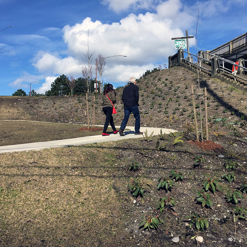 Troll's Knoll Park walkway