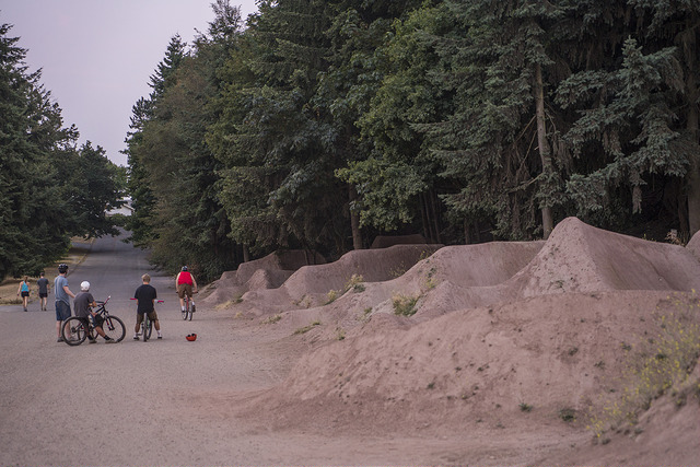 Woodland Park bike ramps