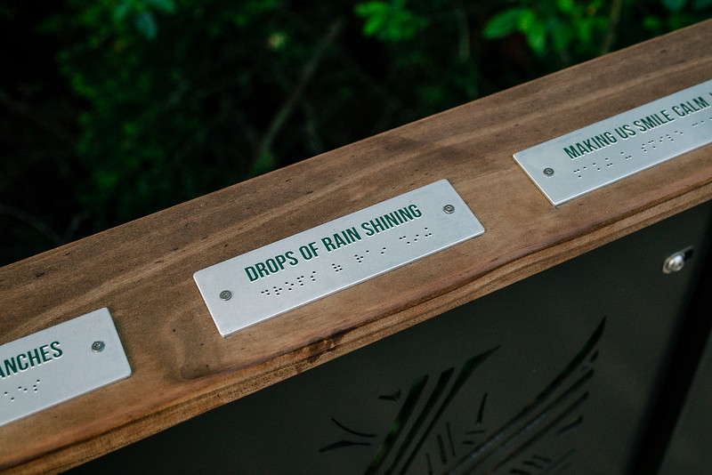 Pathways Park braille signage