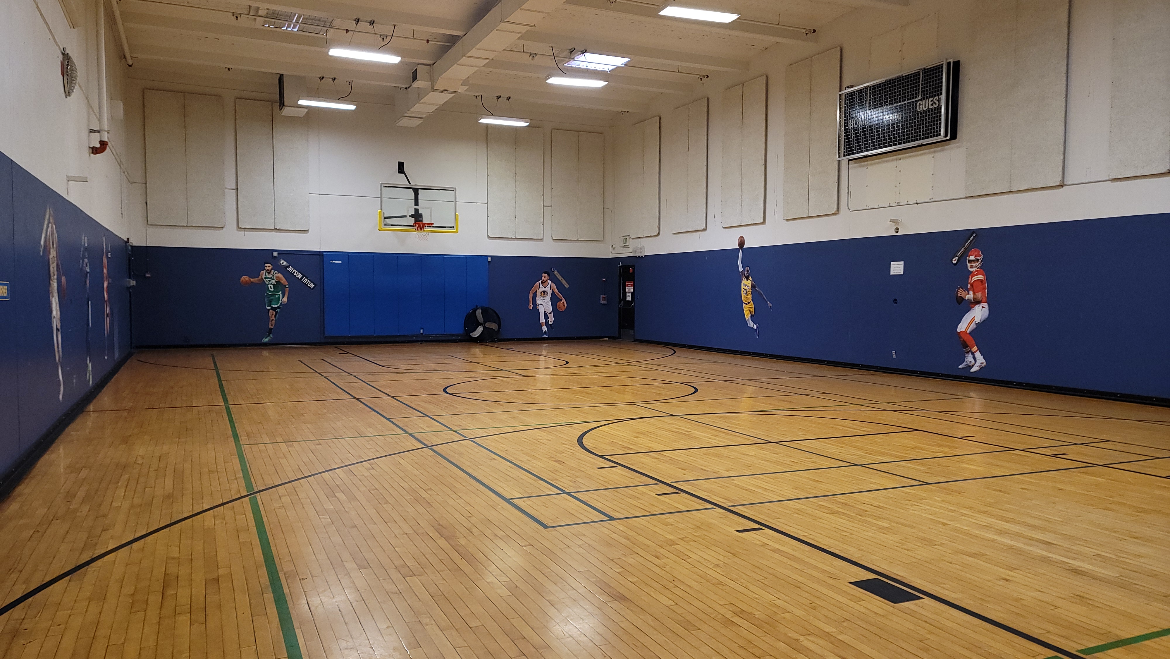 Basketball gym at Meadowbrook Teen Life Center
