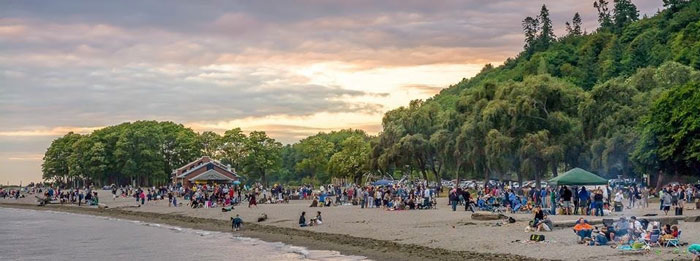 Image of golden gardens beach