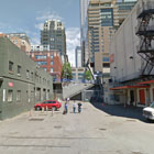 BEFORE: View from Alaskan Way at Union Street, looking east